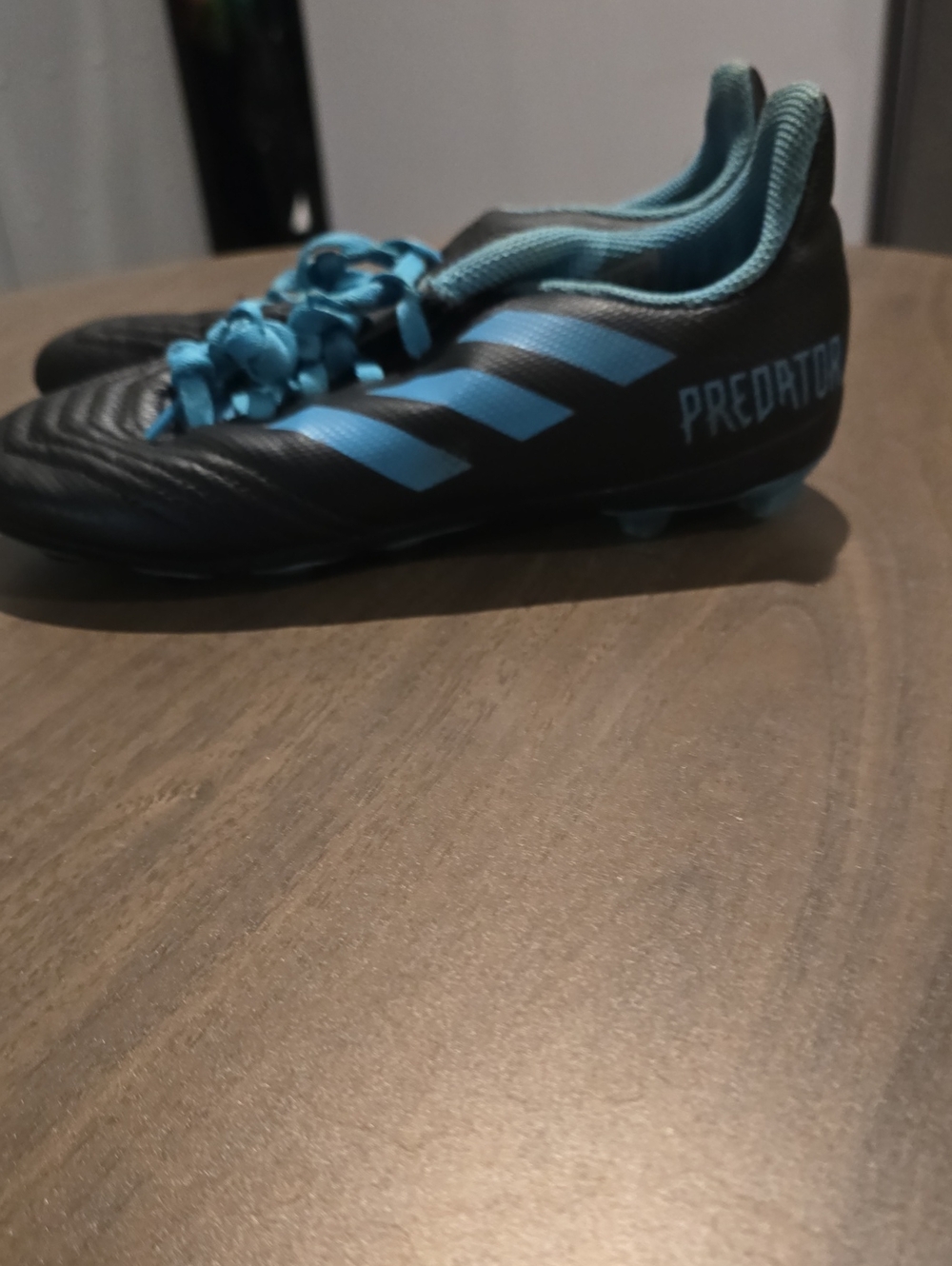 adidas Kids Predator Soccer Cleats - Black/Blue